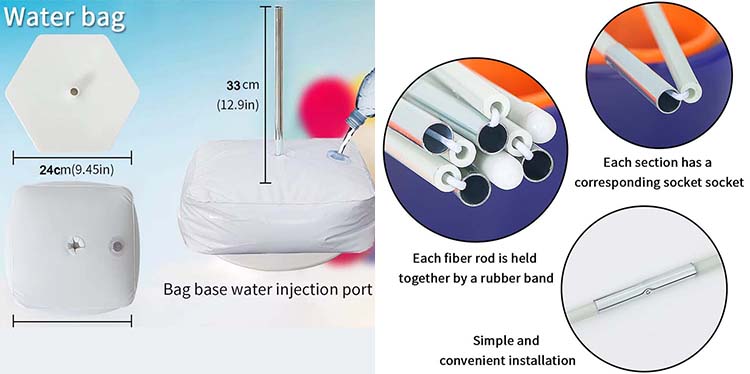 balloon arch stand kit