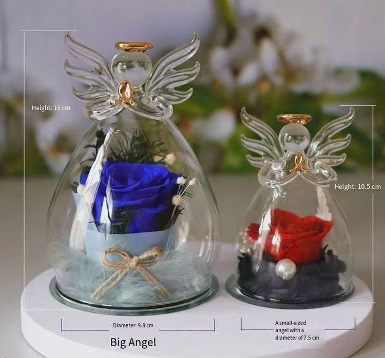 Glass Angel Preserved Flower Gift4