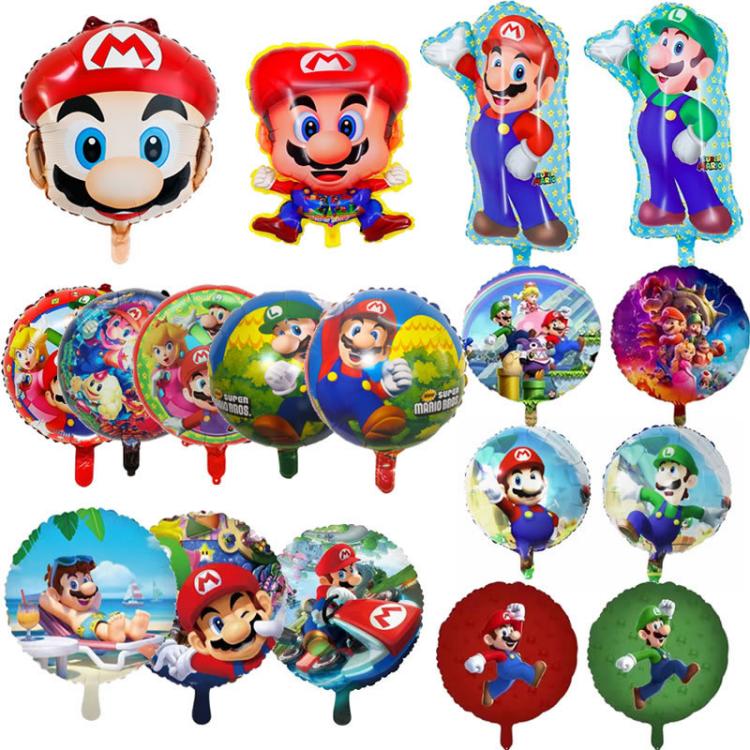 Süper Mario Temalı Folyo Balon