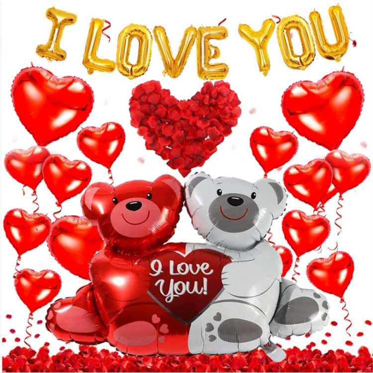 Sevgililer Günü Folyo Balonlar